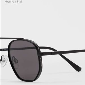 Carolina Lemke Berlin Kai Matte Black Sunglasses